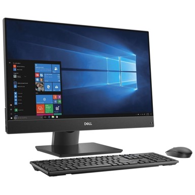 DELL AiO računalo Optiplex 7460 / Intel Core i5-8500, 8 GB RAM, 256 GB SSD, 23,8", 1920 x 1080, Windows 11 Pro, crna (obnovljen)